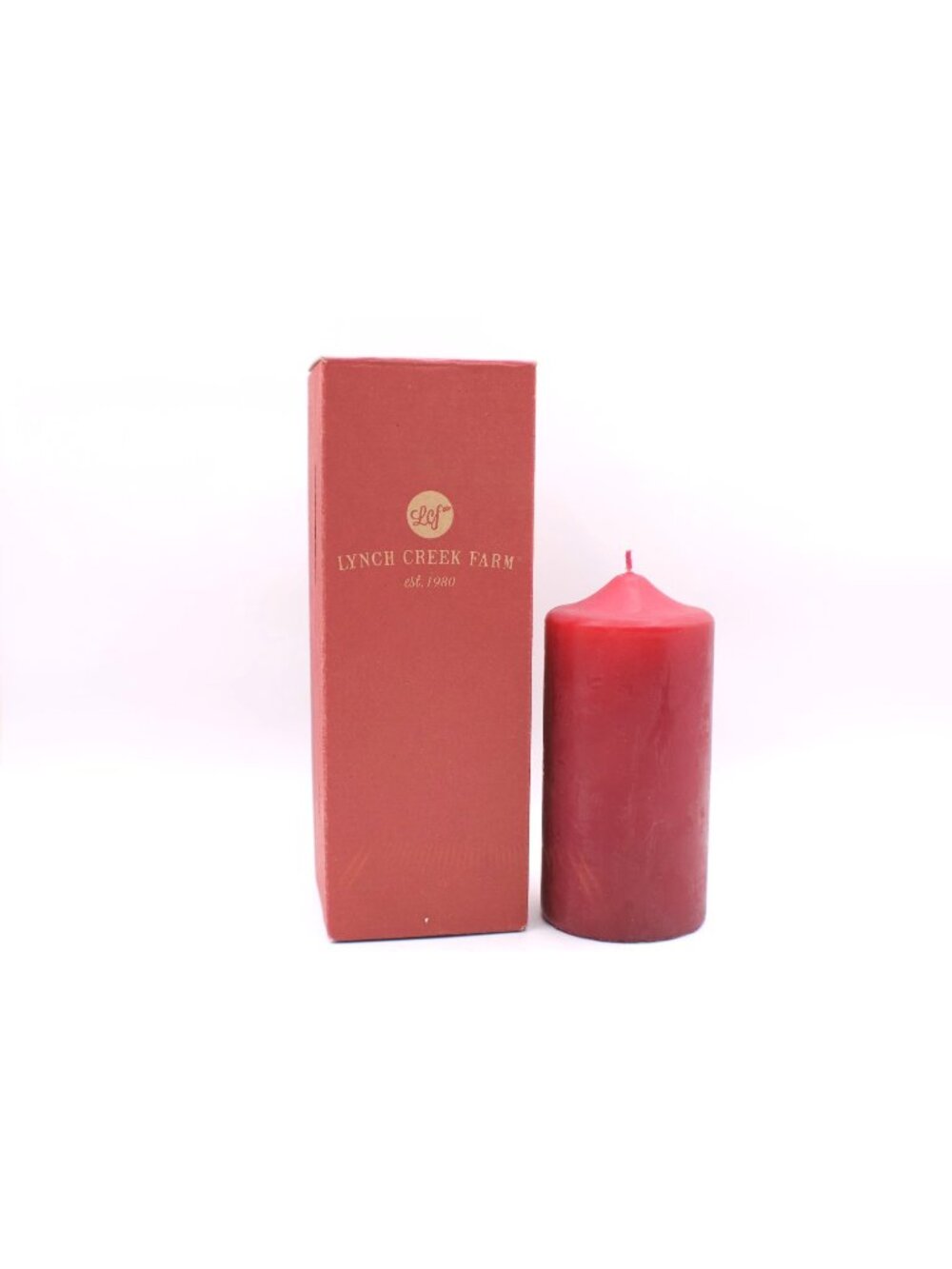 NEW Pomegranate Pillar Candle Centerpiece Or Burn Alone Made In USA Lynch Creek